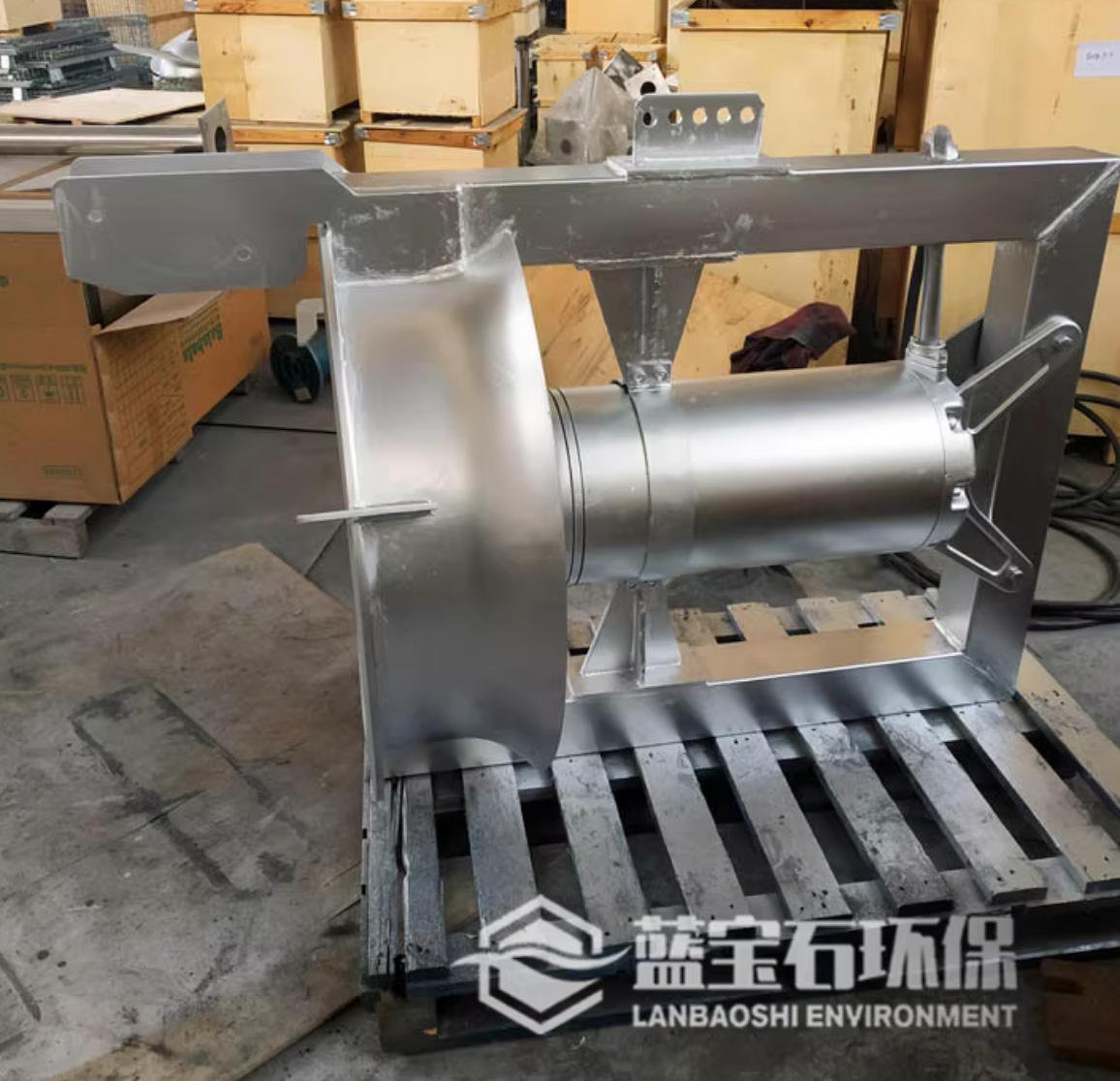 南京藍(lán)寶石環(huán)保與陽(yáng)新某水務(wù)公司合作-QHLB潛水回流泵應(yīng)用案例