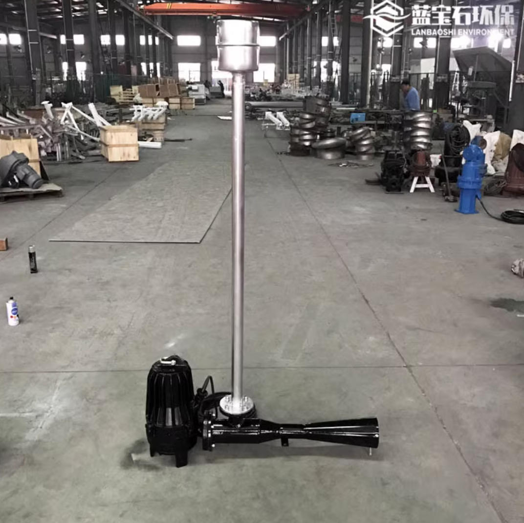 南京藍(lán)寶石環(huán)保與廣西企業(yè)攜手，潛水射流曝氣機(jī)助力污水處理項(xiàng)目高效運(yùn)行